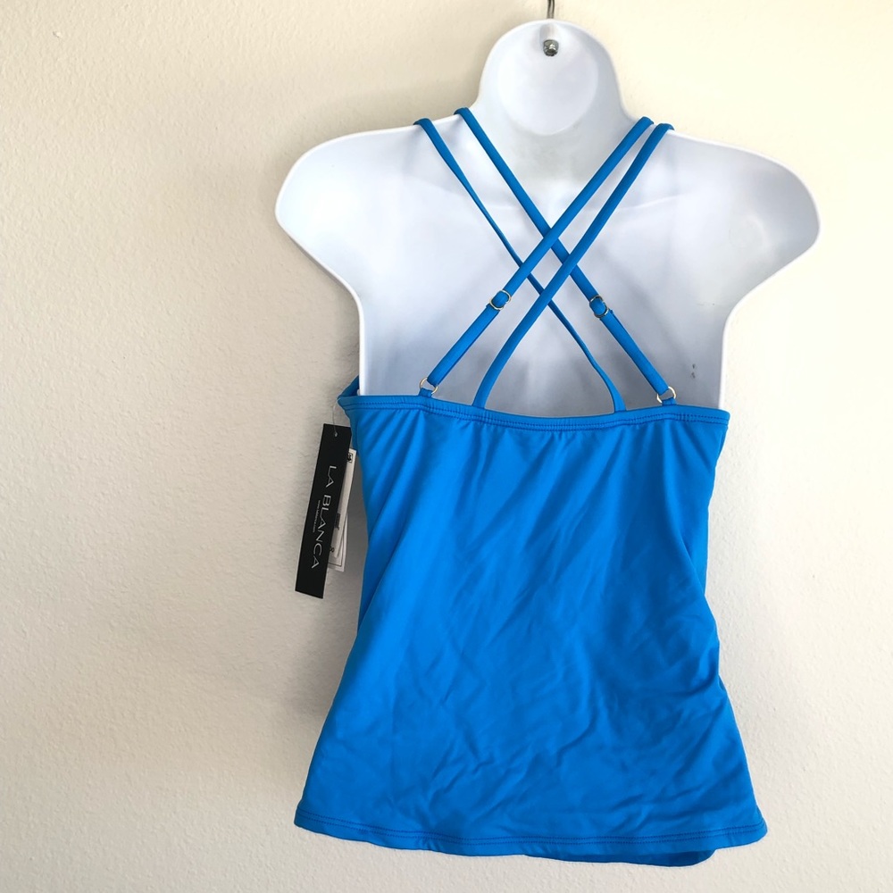 La Blanca Womens Island Goddess Underwire Tankini Top NWT - Picture 6 of 8